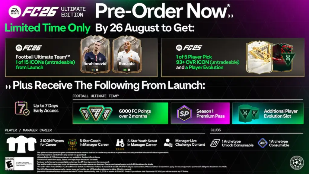 EA FC 26 Pre Order